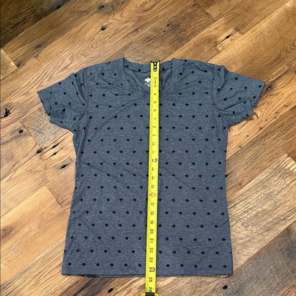 Chic Gray Polka Dot Women's Tee rabbit running shirt - Picture 4 of 6